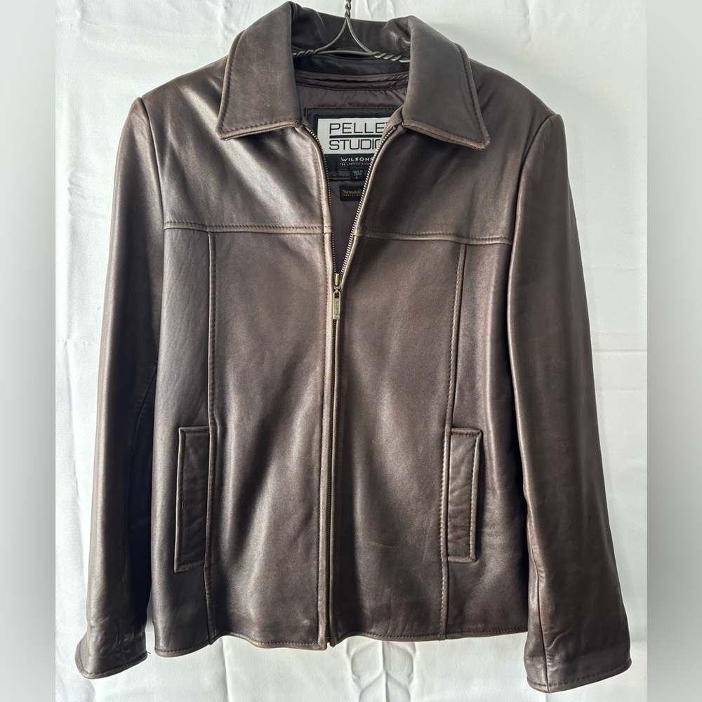 Wilson Brown Leather Jacket